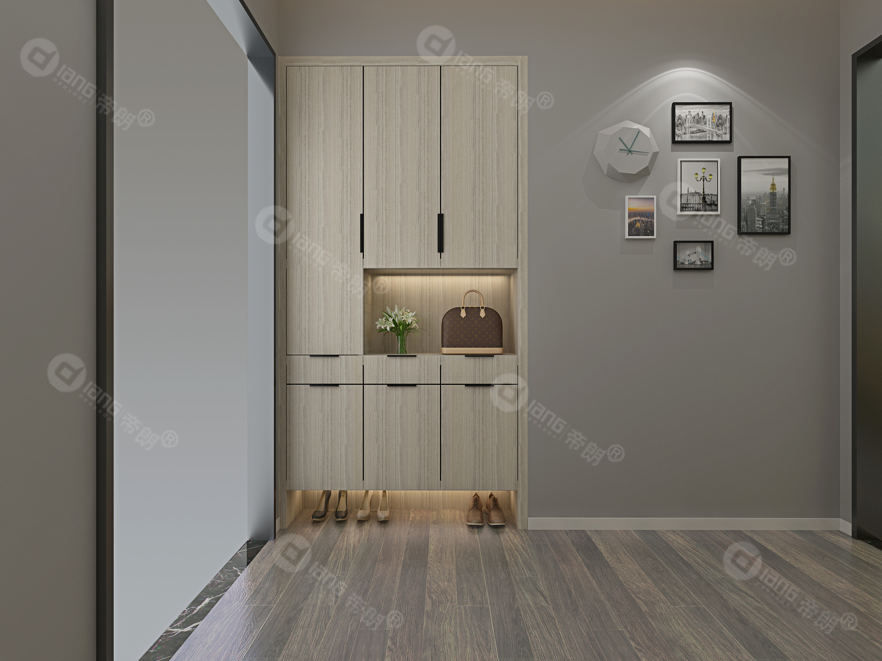 现代极简 衣帽柜